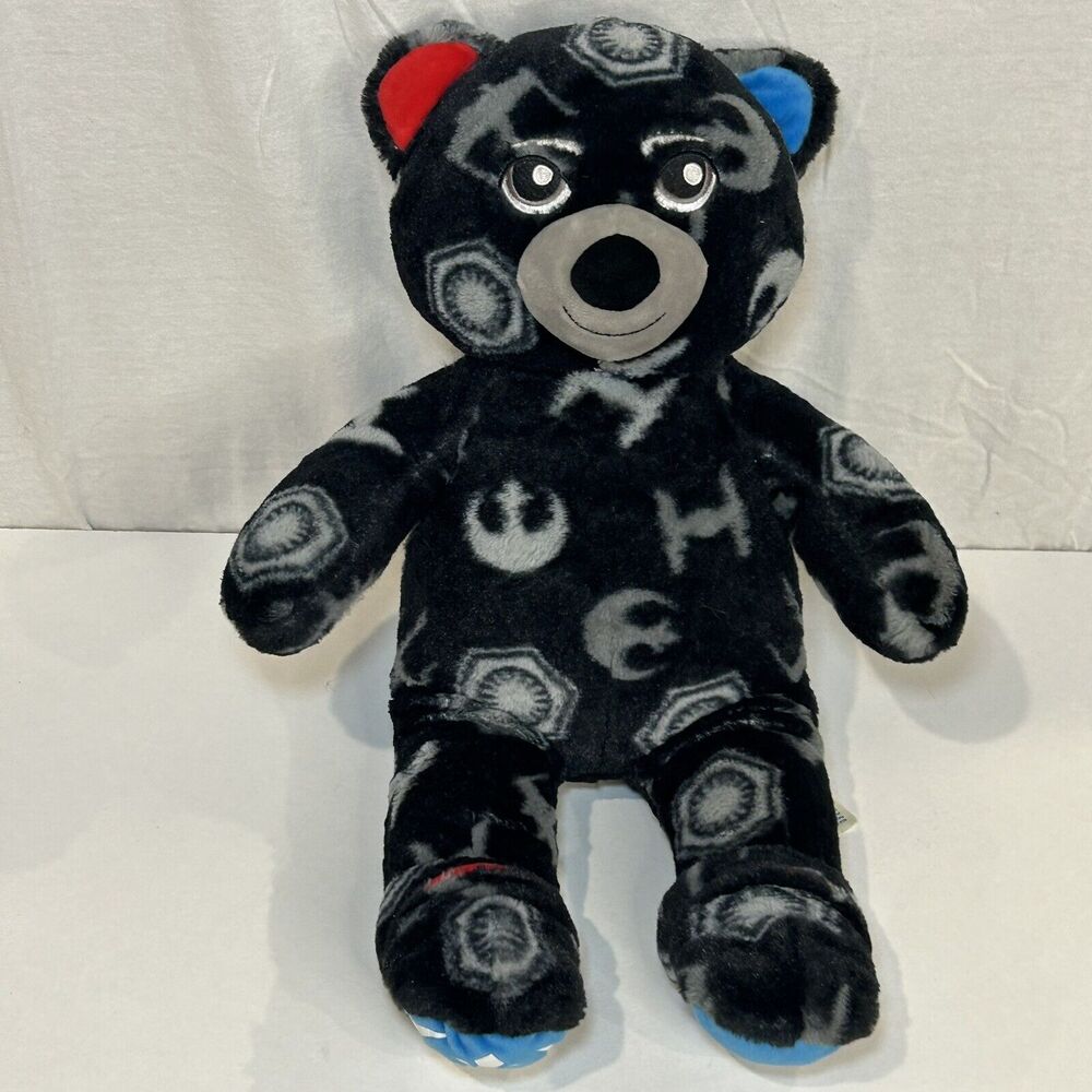 BUILD A BEAR WORKSHOP STAR WARS Bear Flips Ears Feet Red Blue Good Evil 16”